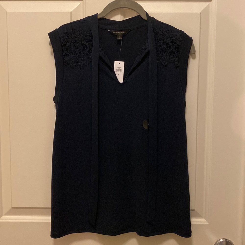 NWT Banana Republic Navy Blue Shirt